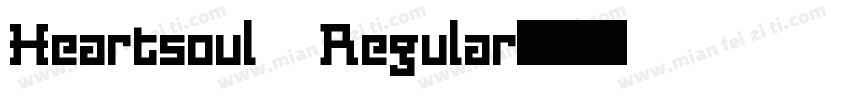Heartsoul Regular字体转换